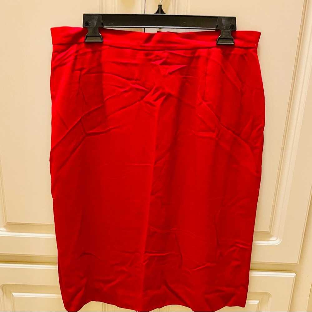 ‼️Clear Out‼️ Sexy Red A-line Skirt.  See last picture for length.